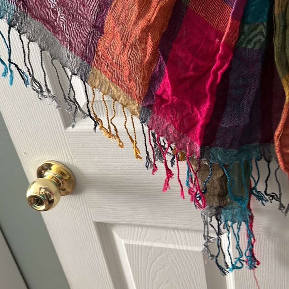 Bright Multicolor scarf - Picture 4 of 4